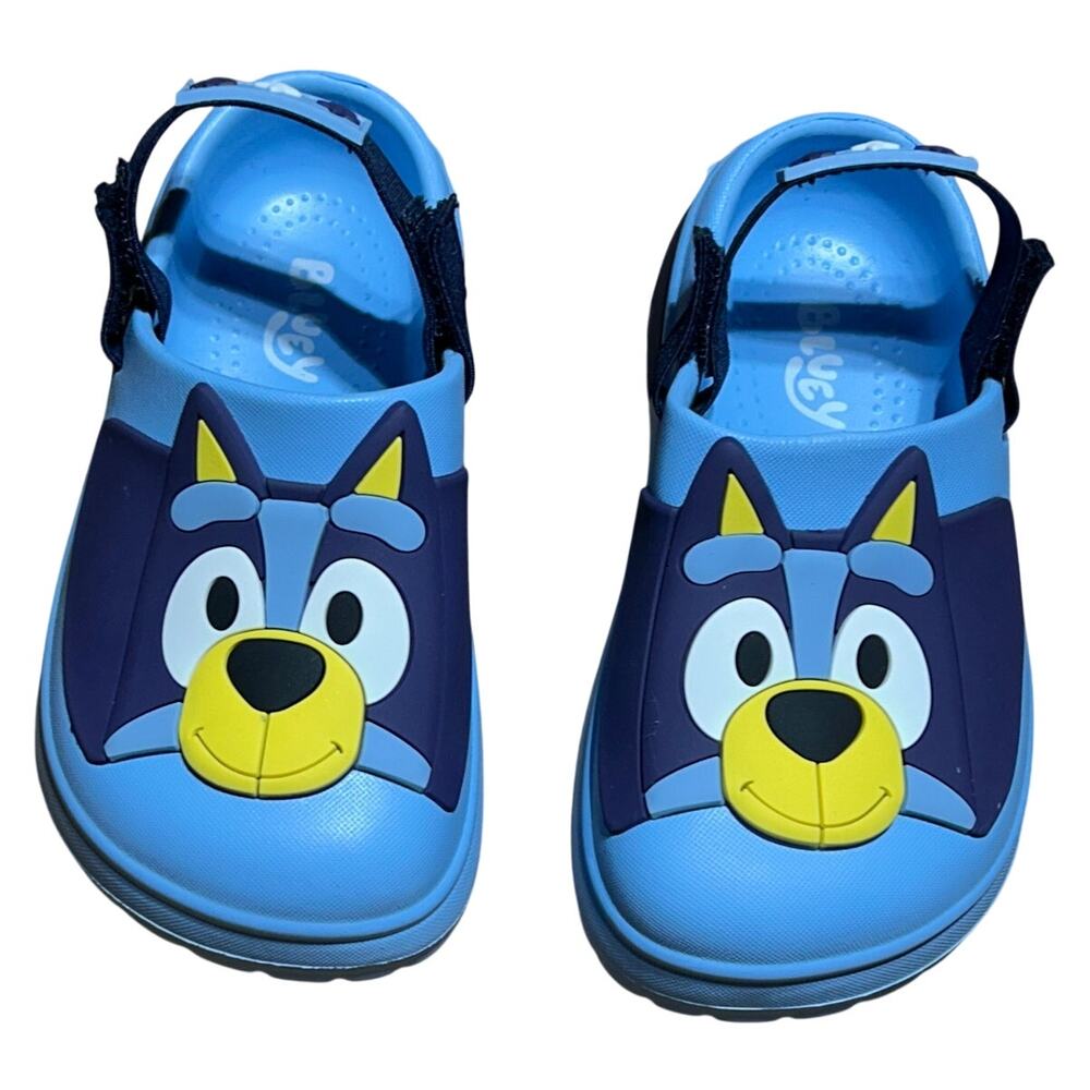 Ground Up Bluey Toddler strap up Comfort Clogs size 9/10 nwt
